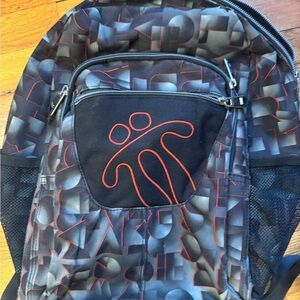 Totto Stylish Black and Gray Backpack